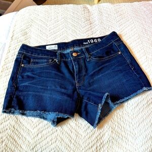GAP 1969 Maddie Denim Summer Cut off Shorts Size 25